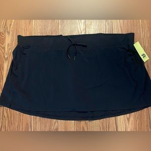 all in motion Women’s Sz 4X Skort/Athletic Gym Wear Side & Back Pockets Black